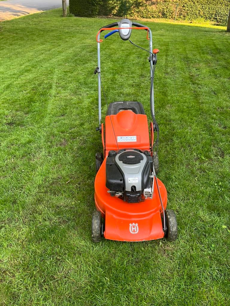 Grasmachine zelftrekker, Tuin en Terras, Ophalen, Cirkelmaaier, Gebruikt, Opvangbak