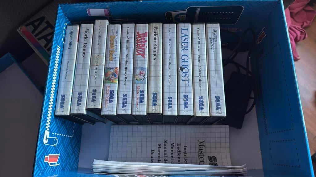 Lot de 11 jeux sega master 2 + manuel + une manette, Games en Spelcomputers, Ophalen of Verzenden, Gebruikt