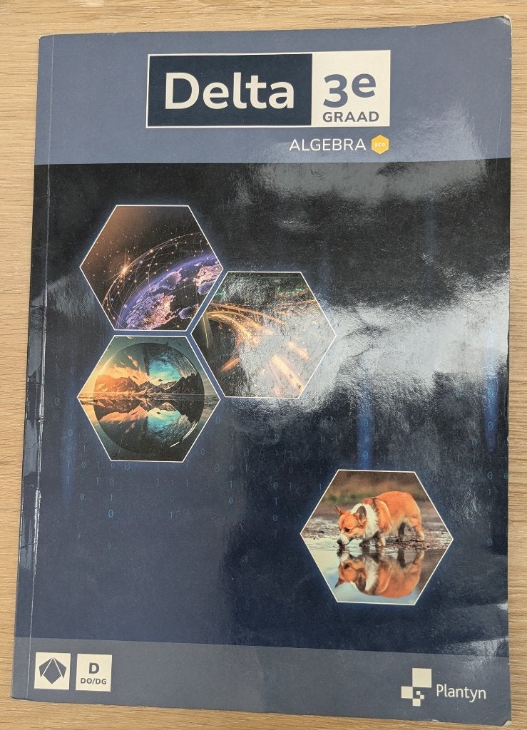 Schoolboek Delta 3 Leerboek Algebra 3, Boeken, Schoolboeken, ASO, Wiskunde A, Ophalen of Verzenden, Zo goed als nieuw
