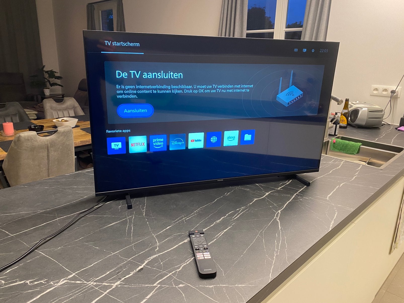 Philips tv te koop 200€ nieuw vandaag op te halen prijs vast, Audio, Tv en Foto, Televisies, Ophalen, Zo goed als nieuw, Philips