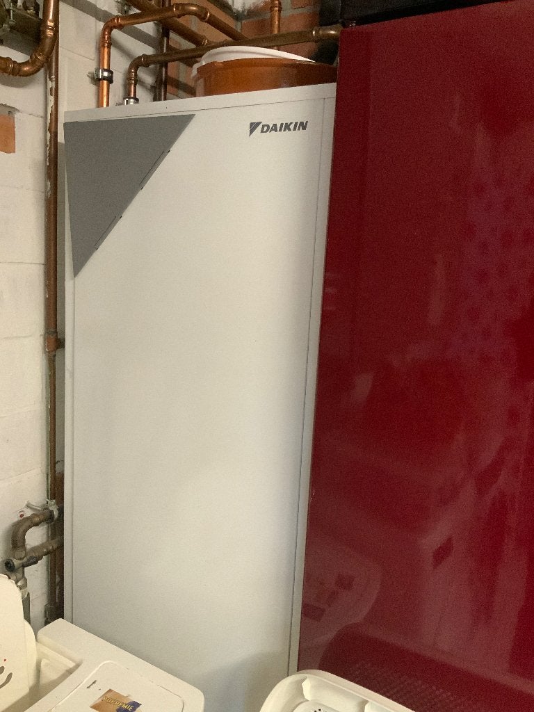 Pompe à chaleur Daikin avec unité extérieure, Bricolage & Construction, Enlèvement, Utilisé, Autres types, 60 à 150 cm