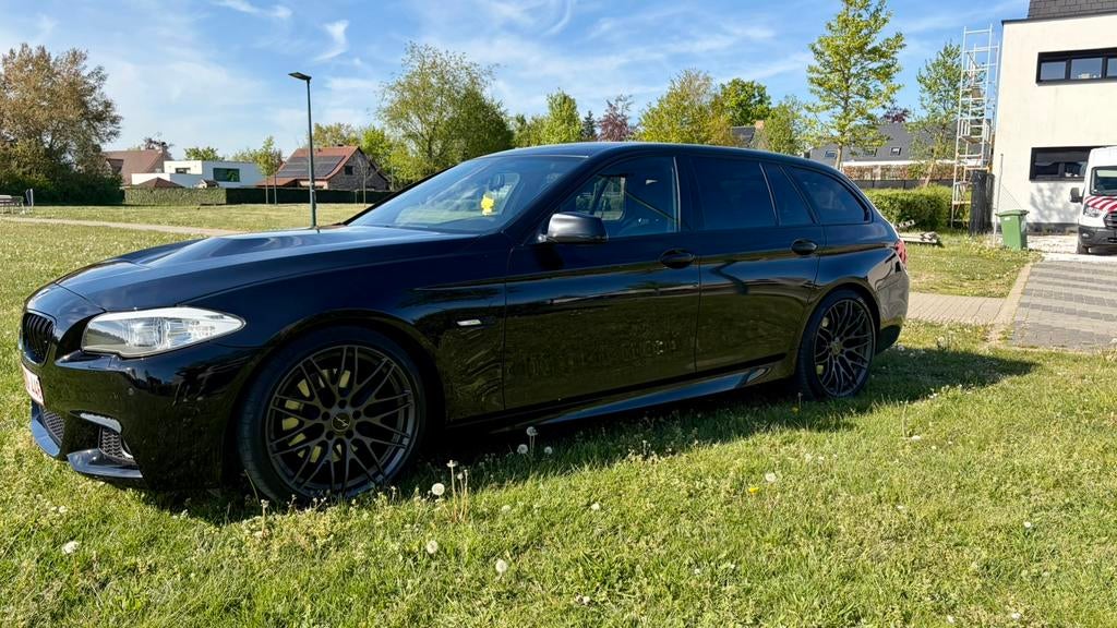 Te koop: BMW F11 (5 Serie Touring), Auto's, Zwart, Diesel, Particulier, Te koop