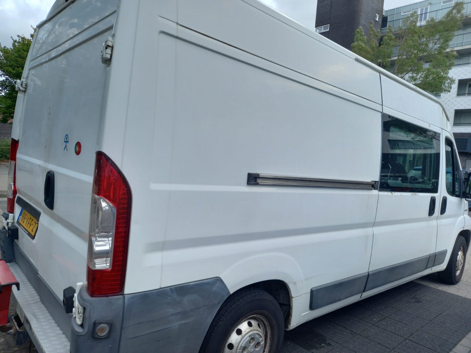PEUGEOT BOXER CAMPER L3 H2 BJ. 2007 PLAQUE D'IMMATRICULATION, Caravanes & Camping, Camping-cars, Autres marques, Siège standard