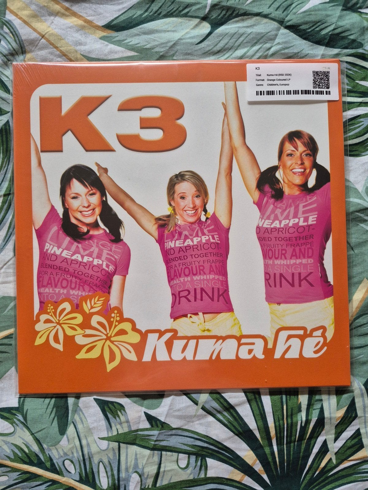 Gesealde ORANJE vinyl "Kuma he" van K3 originals, Ophalen of Verzenden, Nieuw in verpakking