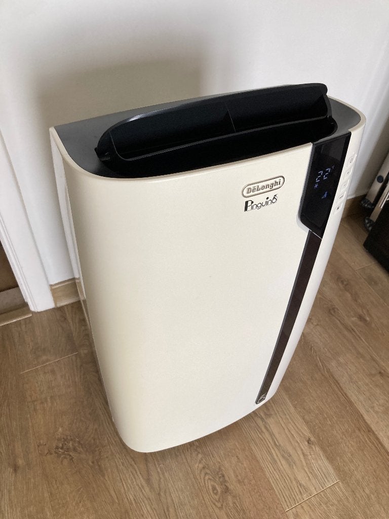Mobiele airco Delonghi Pinguino, Ophalen, Minder dan 60 m³, 3 snelheden of meer, Zo goed als nieuw