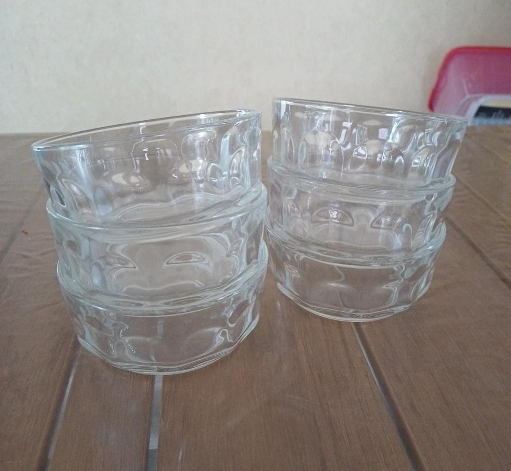 Arcoroc dessert glazen - 6 stuks, Ophalen of Verzenden, Zo goed als nieuw, Overige typen