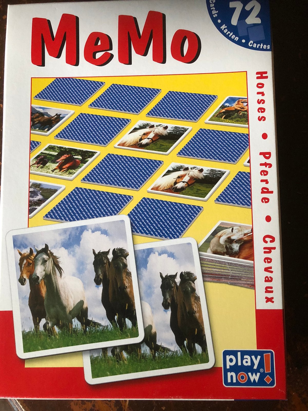 Mémoire 72 cartes de chevaux, Enlèvement ou Envoi, Comme neuf