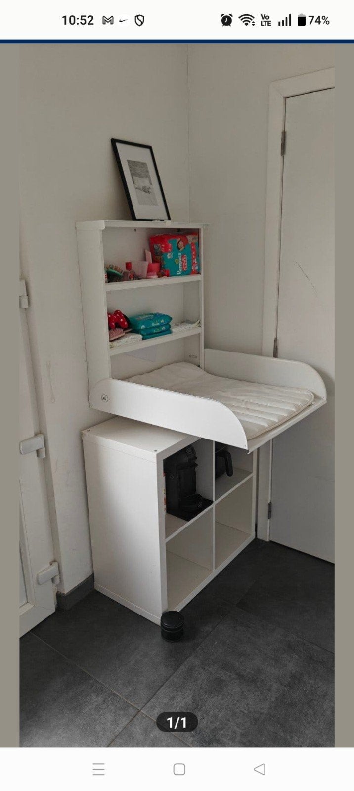 Wand verzorgtafel, Kinderen en Baby's, Ophalen