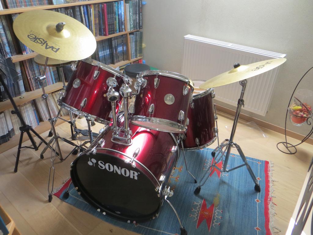 Batterie accoustique Sonor Force 505 complète, Musique & Instruments, Enlèvement, Comme neuf, Autres marques