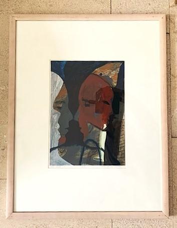 Love Hurts 1992 - Man en Vrouw - Peter van den Akker, Antiek en Kunst, Kunst | Schilderijen | Klassiek, Ophalen of Verzenden