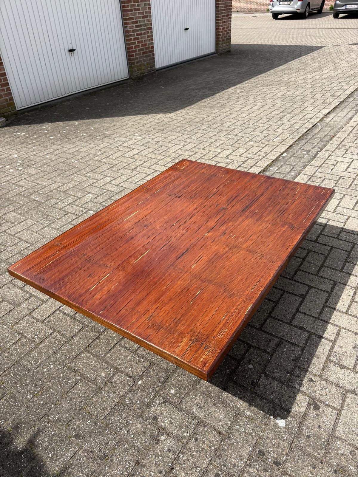 💚 Axel Vervoordt vintage design bamboe salontafel, Huis en Inrichting, Tafels | Salontafels, Gebruikt, Rechthoekig, Ophalen
