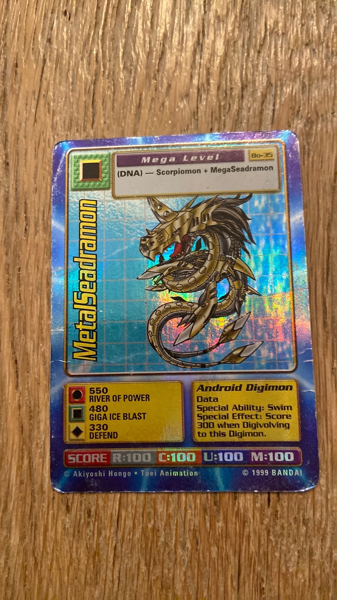 Digimon kaart MetalSeadramon, Ophalen of Verzenden, Gebruikt