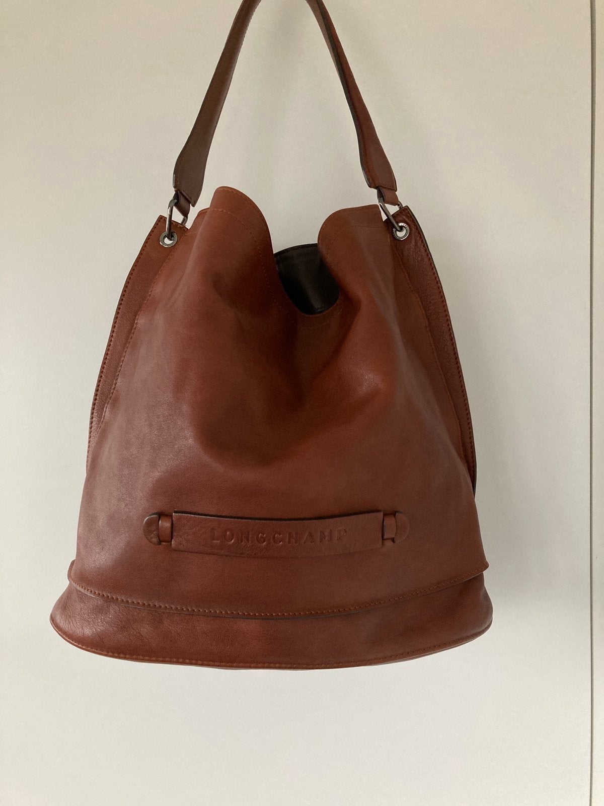 Sac à main Longchamp 3D, Enlèvement, Comme neuf, Brun
