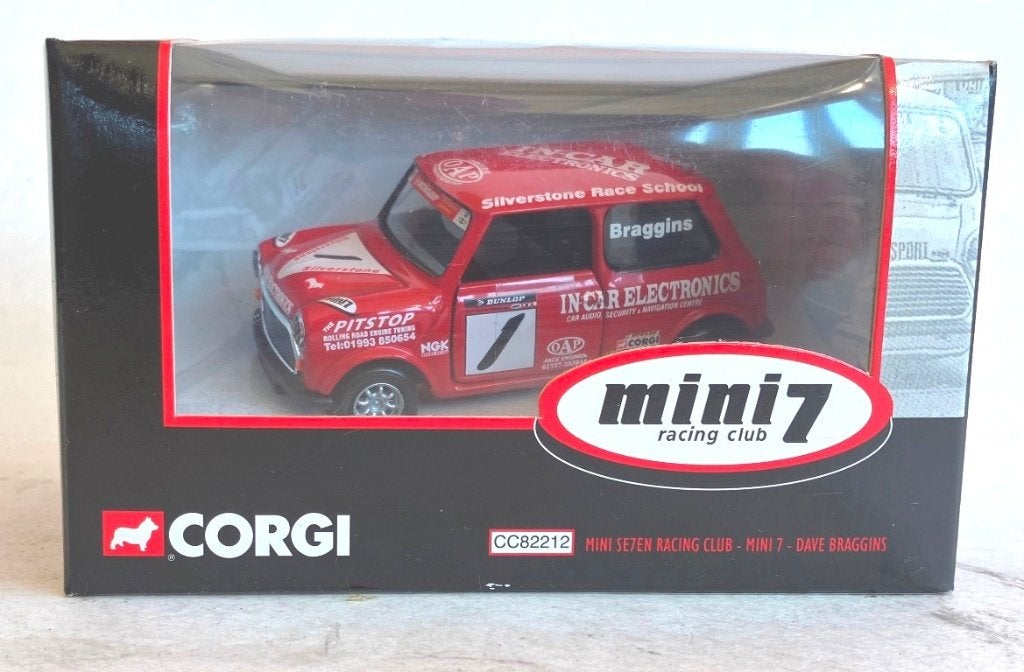 Mini Se7en Racing Club Dave Braggins Corgi CC82212., Enlèvement ou Envoi, Comme neuf, Voiture