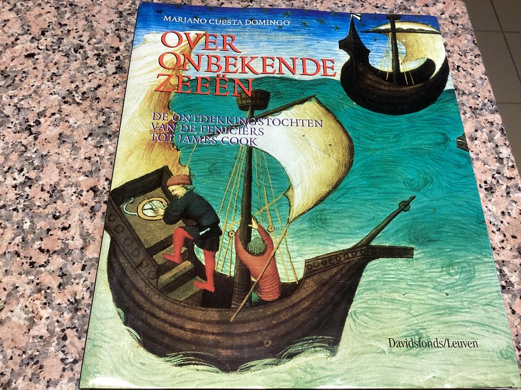 Over onbekende zeeen . De ontdekkingstochten va de Feniciërs, Boeken, Boekenweekgeschenken, Ophalen of Verzenden, Zo goed als nieuw