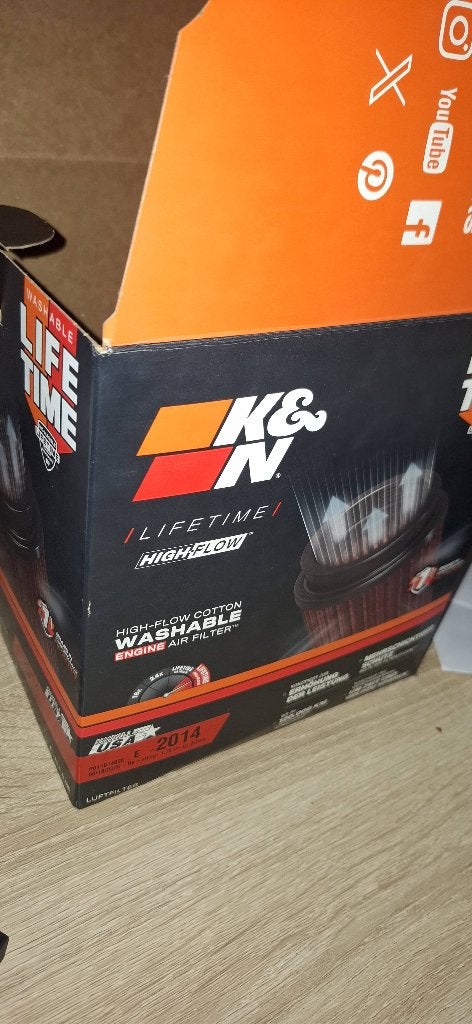 Filtre a air kn sport pour golf6, Autos : Pièces & Accessoires, Enlèvement, Neuf, Volkswagen