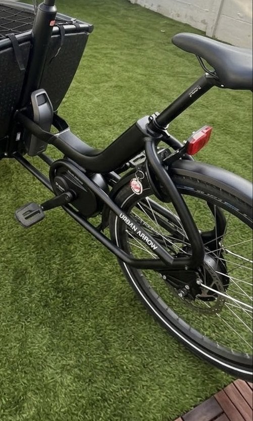 Urban Arrow Bakfiets zwart, Autres marques, Comme neuf, Enlèvement, 3 enfants