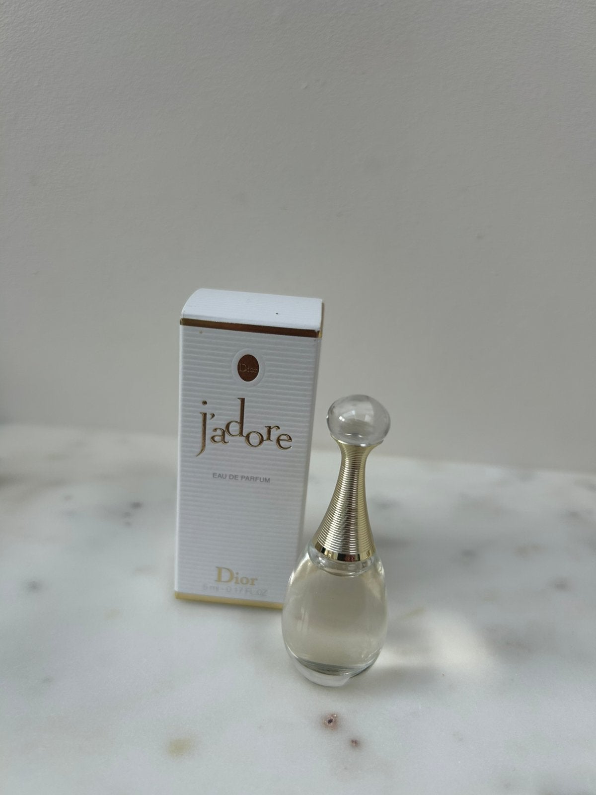 Dior J'adore Eau de Parfum Miniatuur (5ml), Ophalen of Verzenden, Zo goed als nieuw, Miniatuur