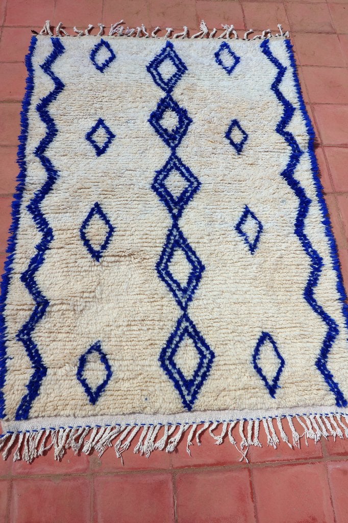 Magnifique tapis berbère coloré authentique 120x80 cm, Maison & Meubles, Neuf, 100 à 150 cm, 50 à 100 cm, Rectangulaire