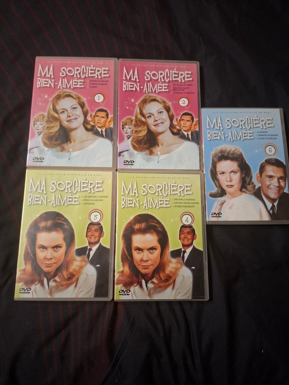 A vendre 5 dvd collection Ma sorcière bien aimée, CD & DVD, Enlèvement ou Envoi, Comprend un boîtier, Anglais, Autres saisons
