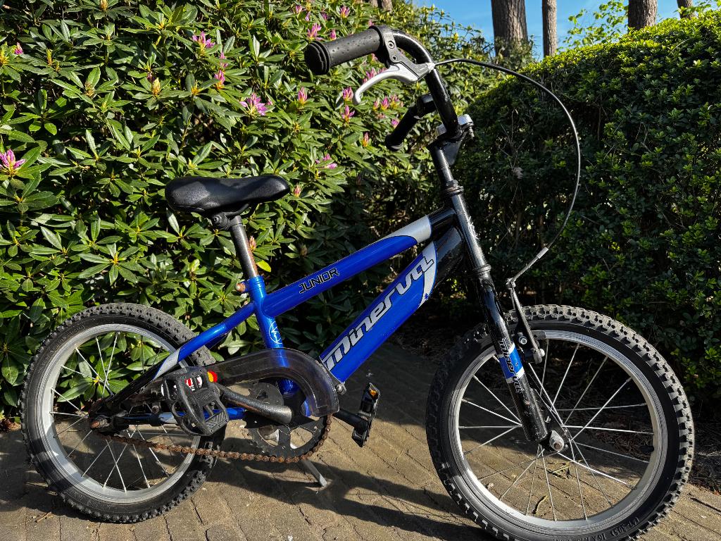 Minerva kinderfiets BMX 16 inch, Fietsen en Brommers, Ophalen, Terugtraprem, Minerva, 16 tot 20 inch