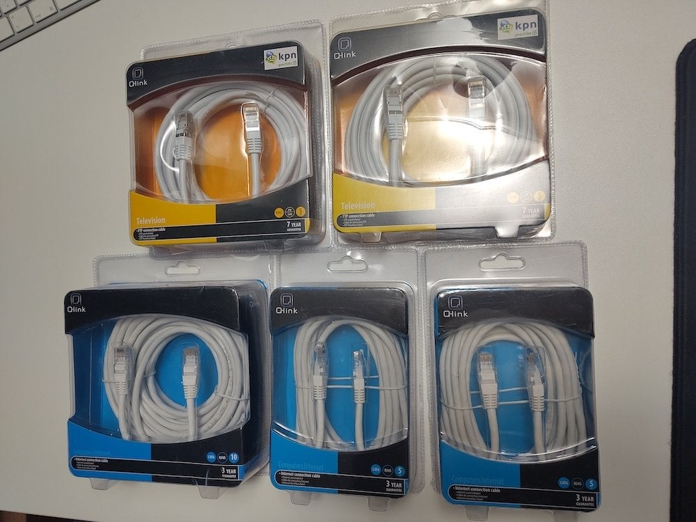 Cable Ethernet - CAT6 5m / 10m - NEUF, Enlèvement, Neuf