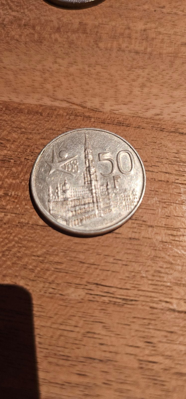 Belgie 50 francs expo 58, Ophalen