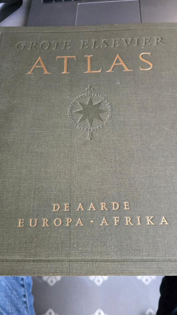 Grote Elsevier Atlas, Boeken, Atlassen en Landkaarten, Landkaart, 1800 tot 2000, Wereld, Elsevier
