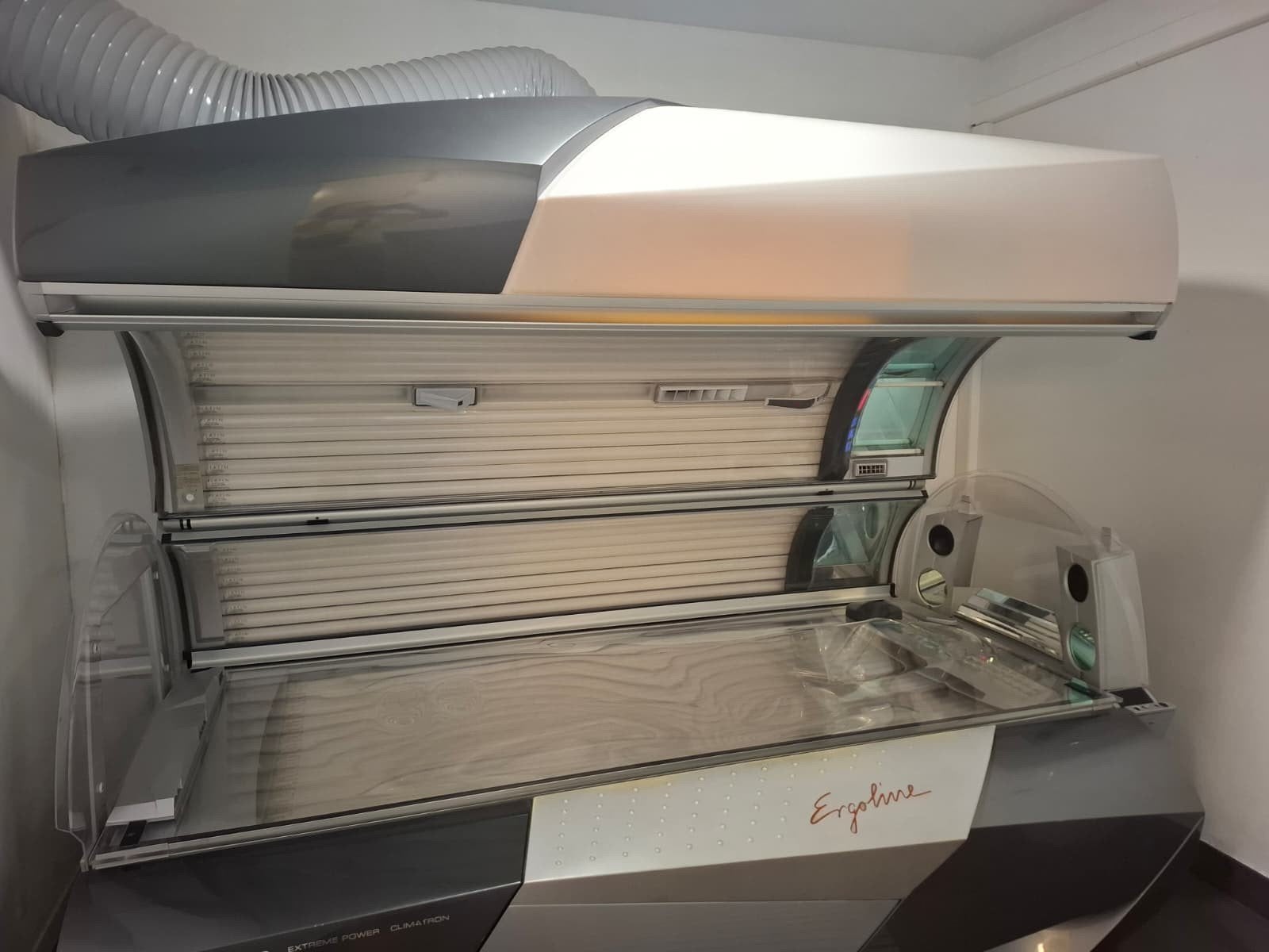 Ergoline prestige 1100, Elektronische apparatuur, Zonnebanken en Gezichtsbruiners, Ophalen, Gebruikt, Zonnebank dubbelzijdig
