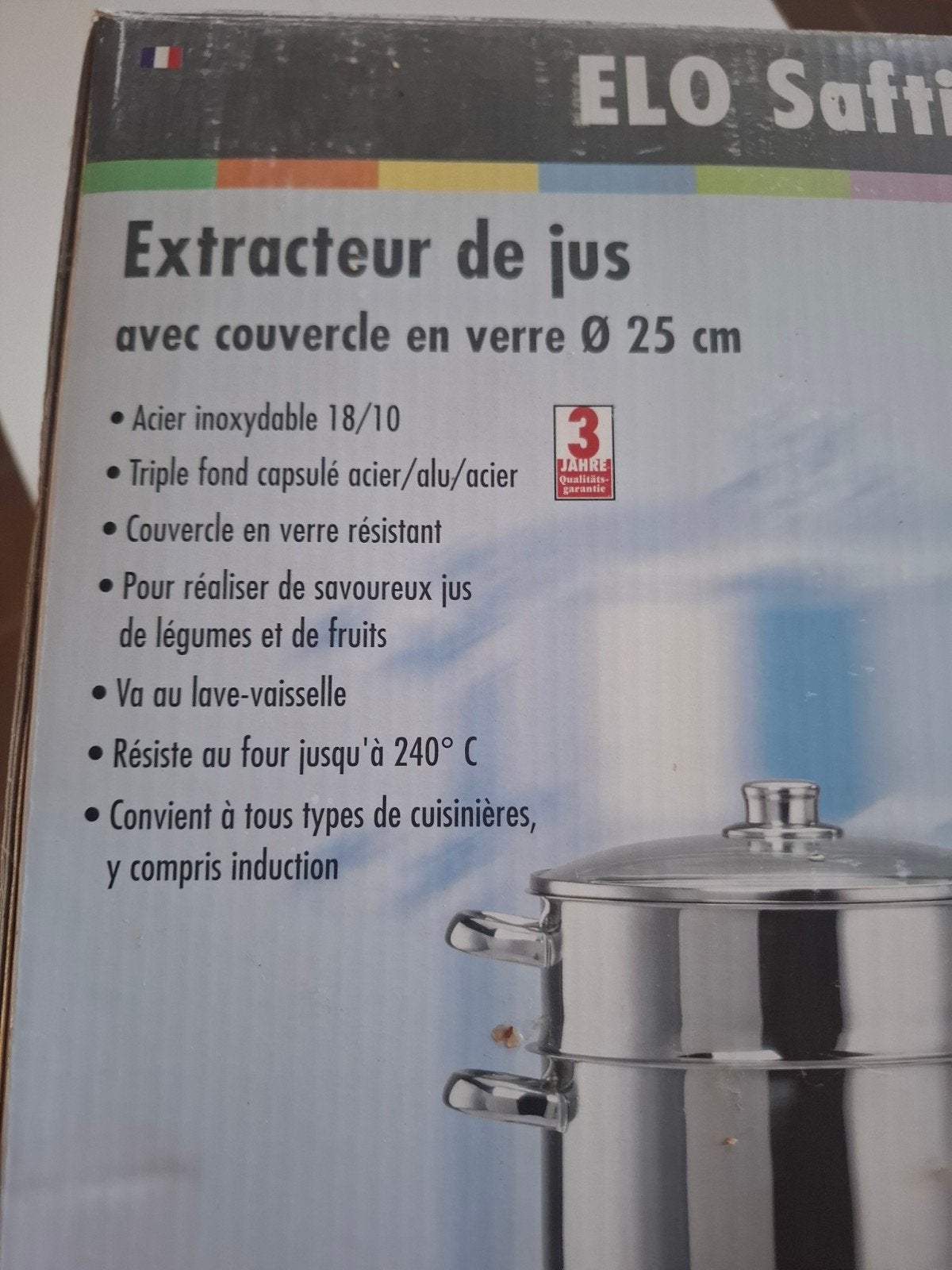extracteur de jus, Huis en Inrichting, Ophalen, Nieuw, Inox, Pannenset