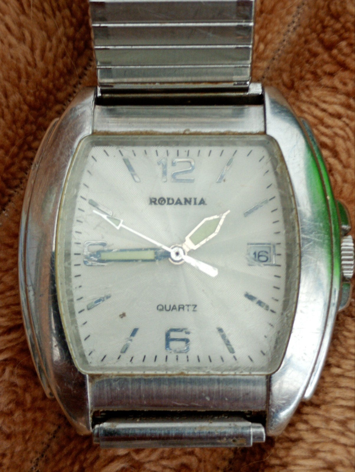Vintage Rodania, Handtassen en Accessoires, Horloges | Antiek, Ophalen of Verzenden, Staal, Polshorloge, Met bandje