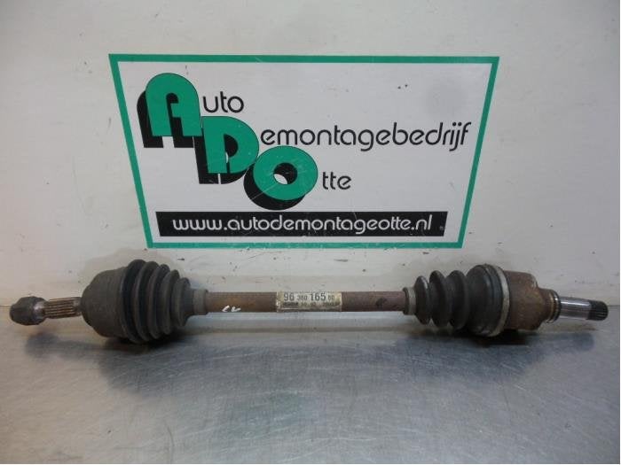 Arbre de transmission avant gauche d'un Citroen C3 (C3 02-), -, 3 mois de garantie, Utilisé, -