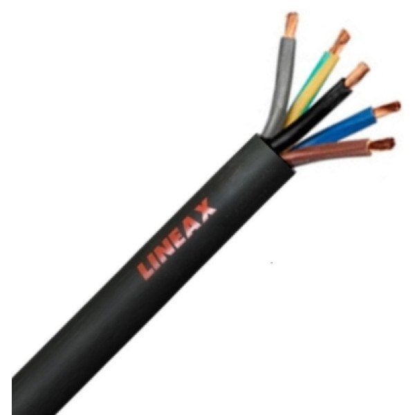 LINEAX - H07RN-F rubberkabel Nexans 750V 5G6mm² - 50 meter, Enlèvement, Neuf, Autres marques, Câble ou Fil électrique