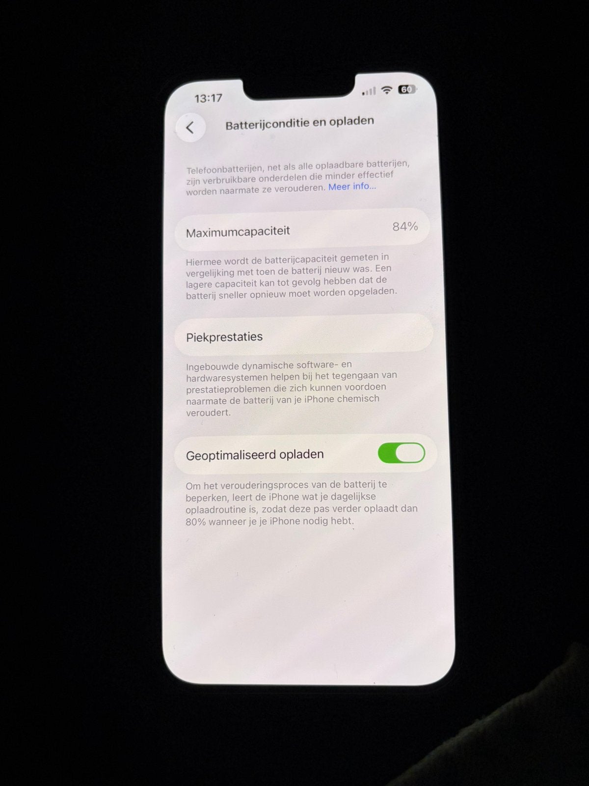 Iphone 13 128GB 84%, Télécoms, Téléphonie mobile | Apple iPhone, Enlèvement, Comme neuf, IPhone 13