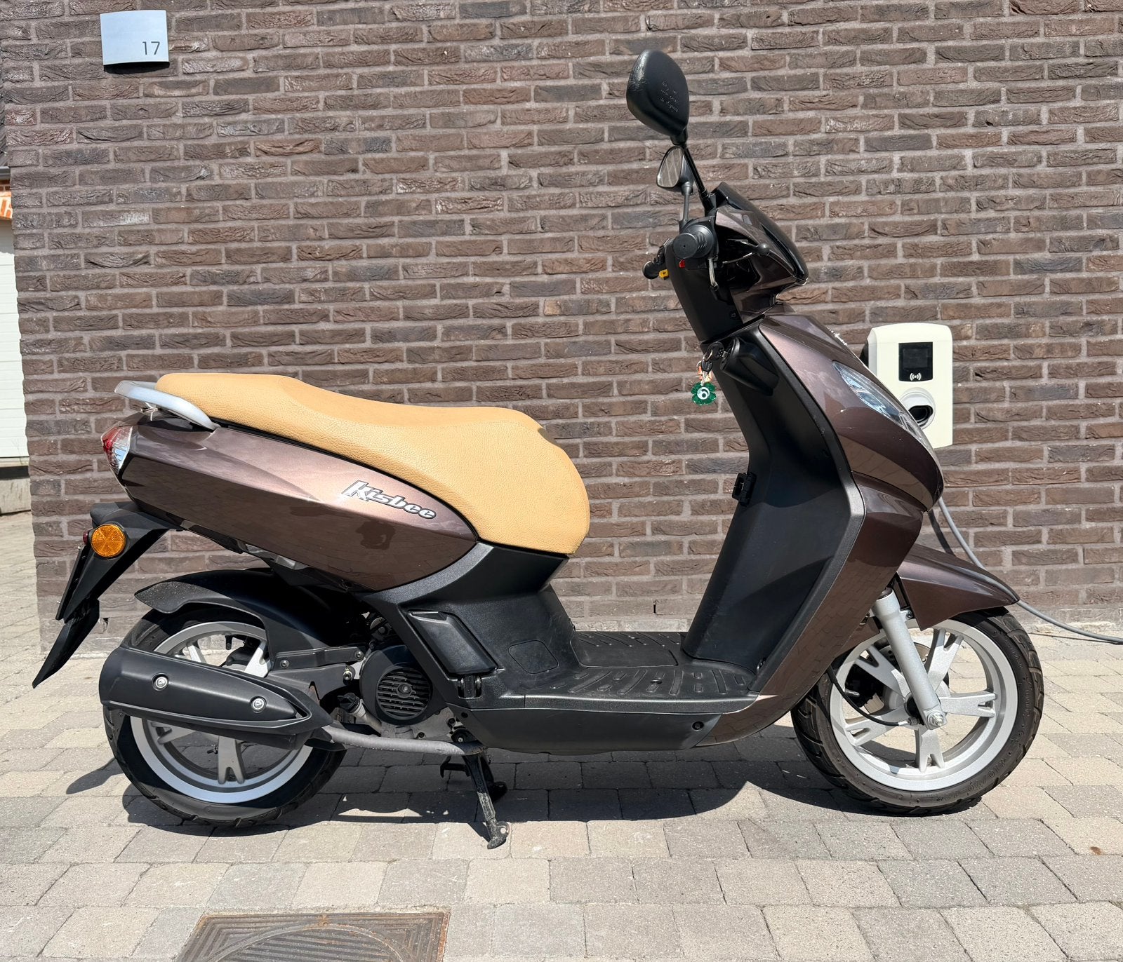Peugeot Kisbee Classe B, 5639 km, 2017, Vélos & Vélomoteurs, Scooters | Peugeot, Comme neuf, Autres modèles, Classe B (45 km/h)