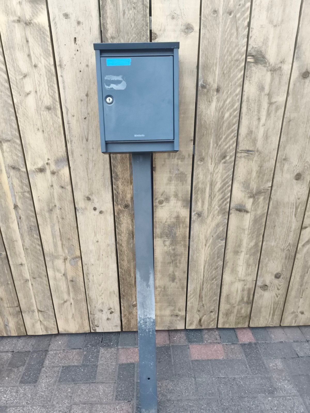 brievenbus gegalvaniseerd en gecoat, Ophalen, Staal