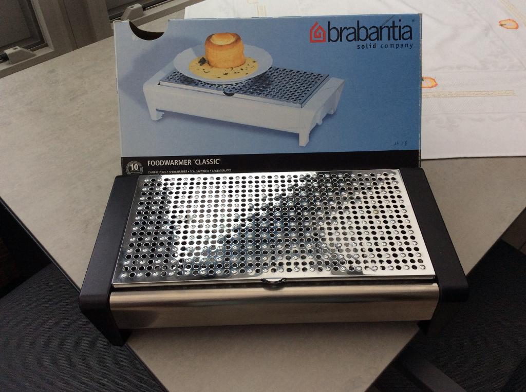 Brabantia schotel verwarmer, Ophalen, Zo goed als nieuw, Overige typen