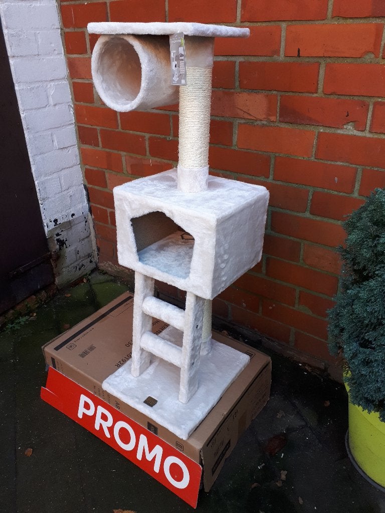 Kattenkrabpaal kattenpaal, kattenklim beige, Ophalen, Nieuw