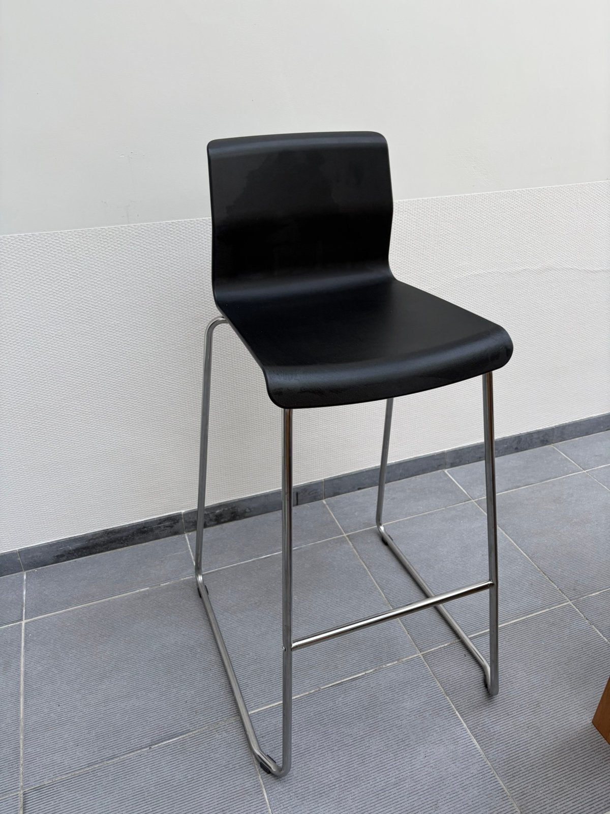 IKEA GLENN Barkruk zwart, Huis en Inrichting, Ophalen, Gebruikt, 60 tot 90 cm, 1 kruk