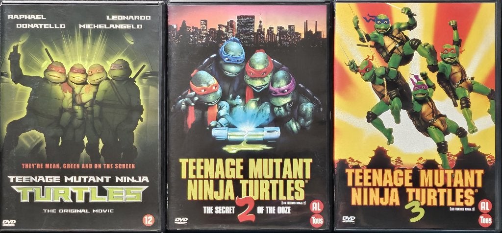 Teenage Mutant Ninja Turtles Trilogie, Nederlands, Actie, Ophalen of Verzenden, Zo goed als nieuw