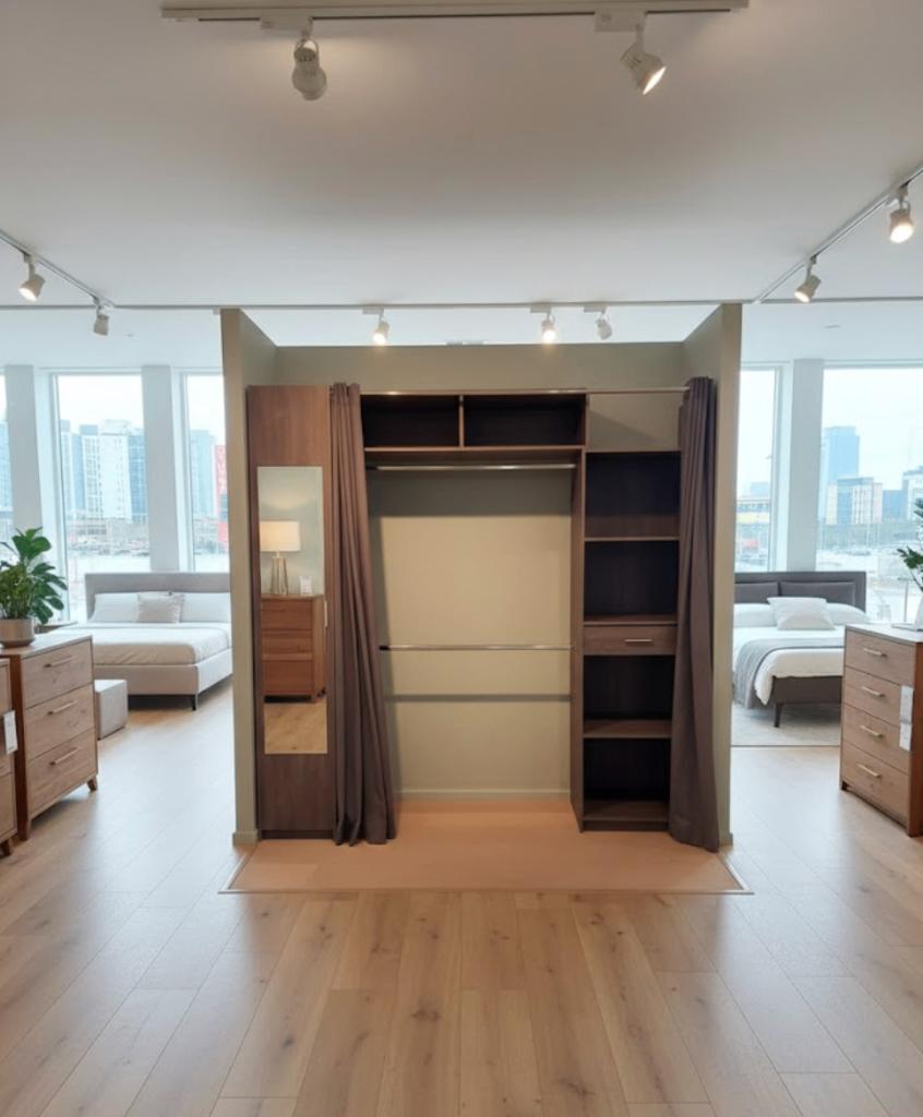 dressing in kit showroommodel, Huis en Inrichting, Kasten | Kleerkasten, Ophalen