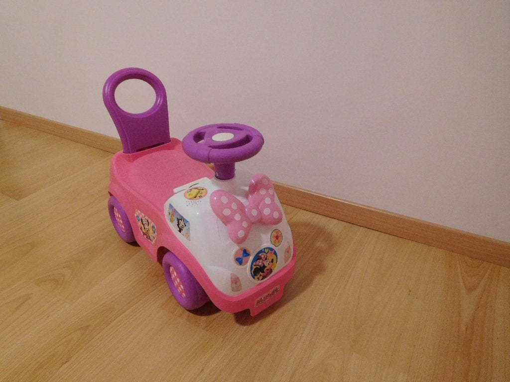 Te koop: loopwagentje Minnie mousse en driewieler, Kinderen en Baby's, Ophalen, Zo goed als nieuw