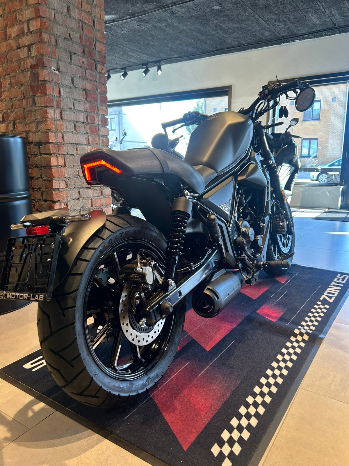 Zontes 125c Mat zwart - Chopper, Motoren, Ophalen