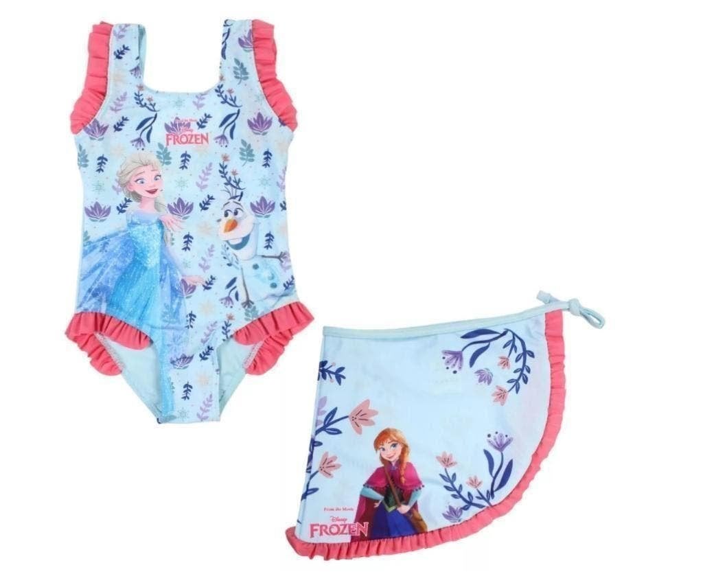 Disney Frozen Badpak met Sarong - Mt 98/104-110/116-122/128, Disney Frozen, Meisje, Badpak, Nieuw