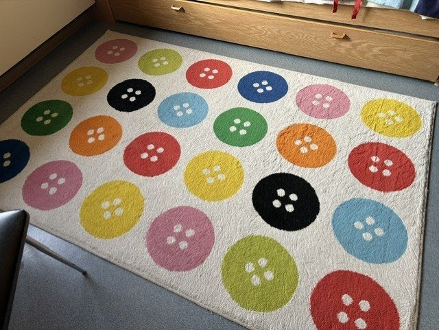Vloerkleed, 150 à 200 cm, Kleurig, voor jeugdkamer, 100 à 150 cm, Enlèvement