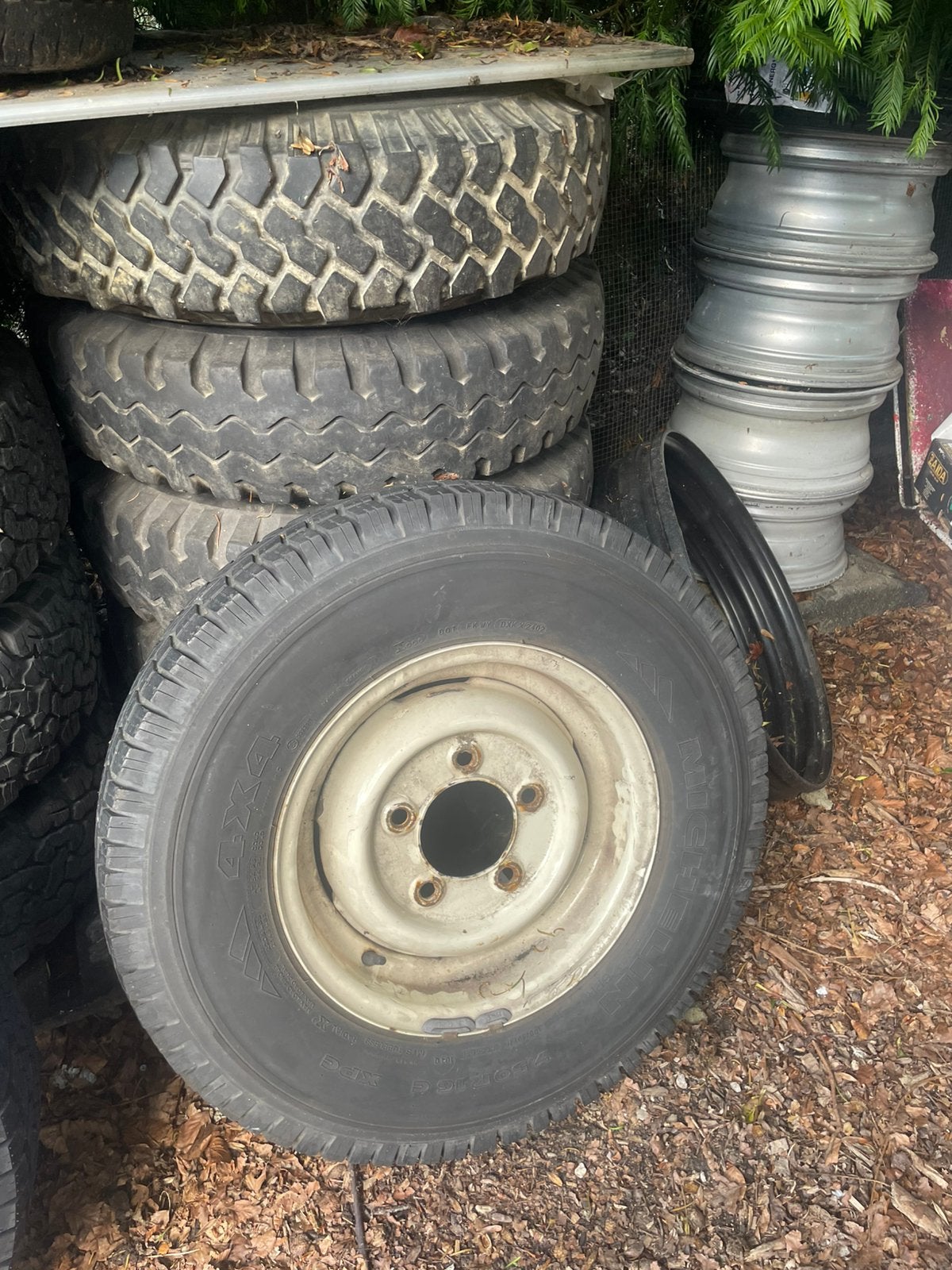 6 jantes land rover defender / series, Enlèvement, Comme neuf