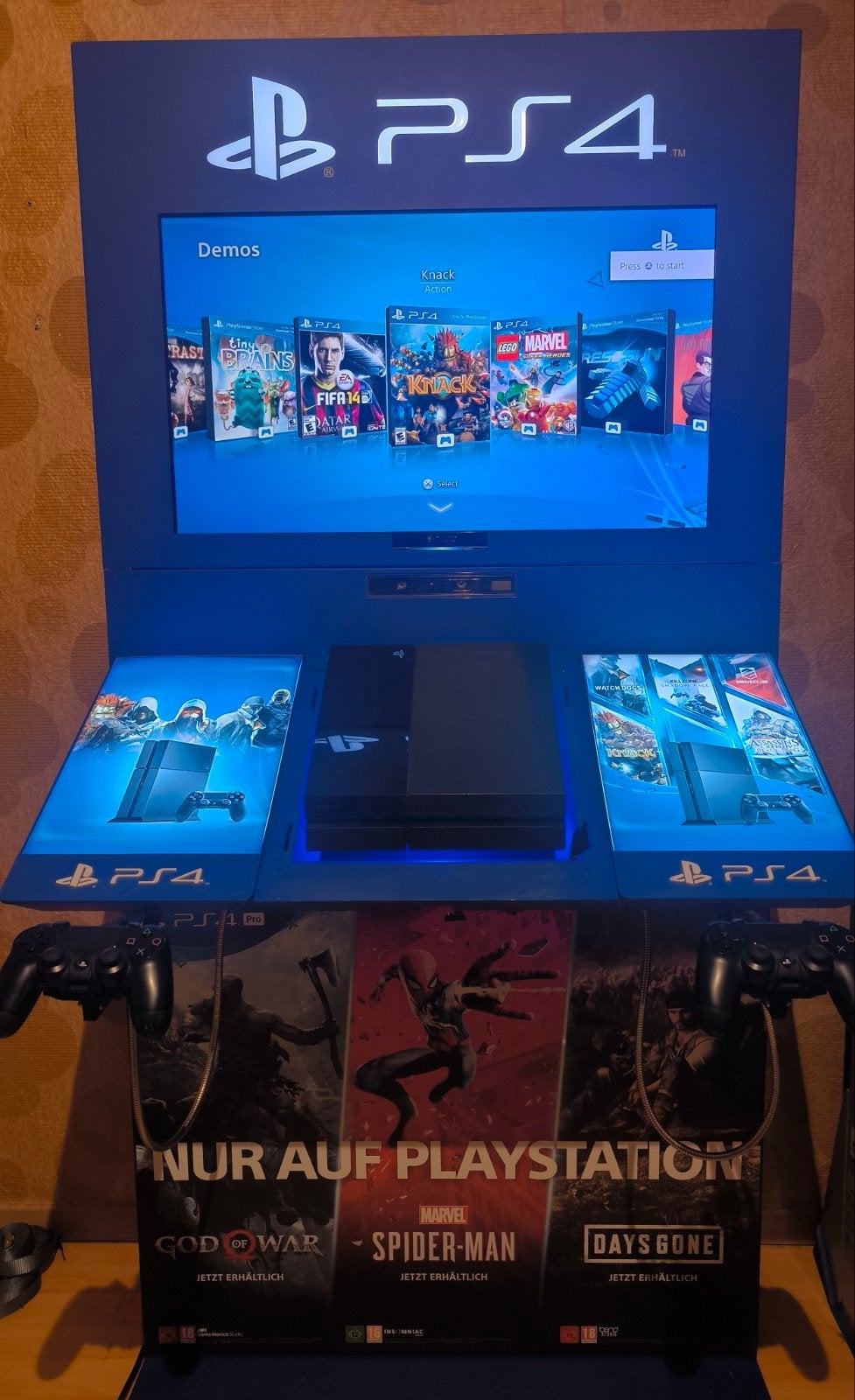 PS4 demopod kiosk, 500 GB, Enlèvement, Utilisé, Original