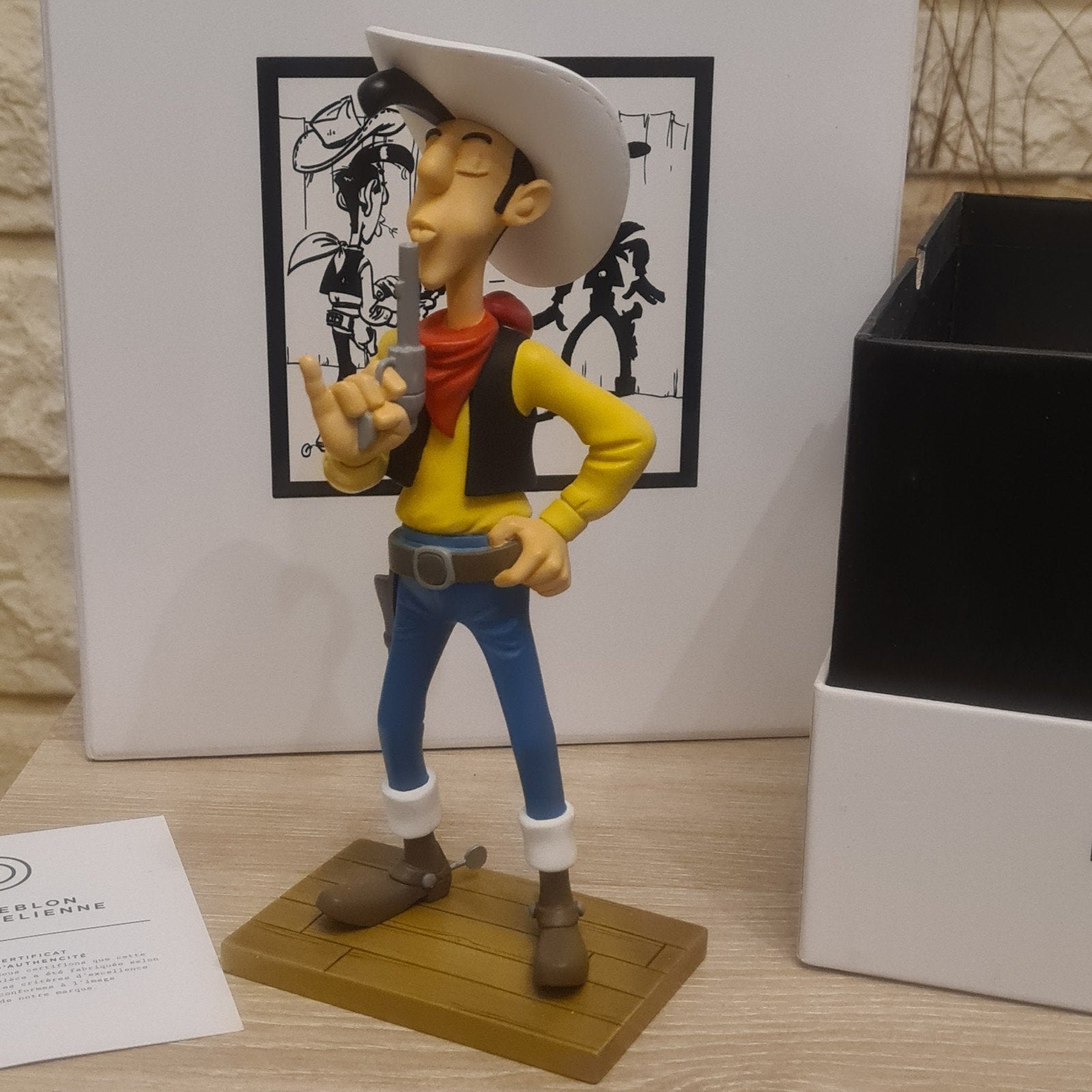 Lucky luke  après le tir  leblon delienne, Enlèvement ou Envoi