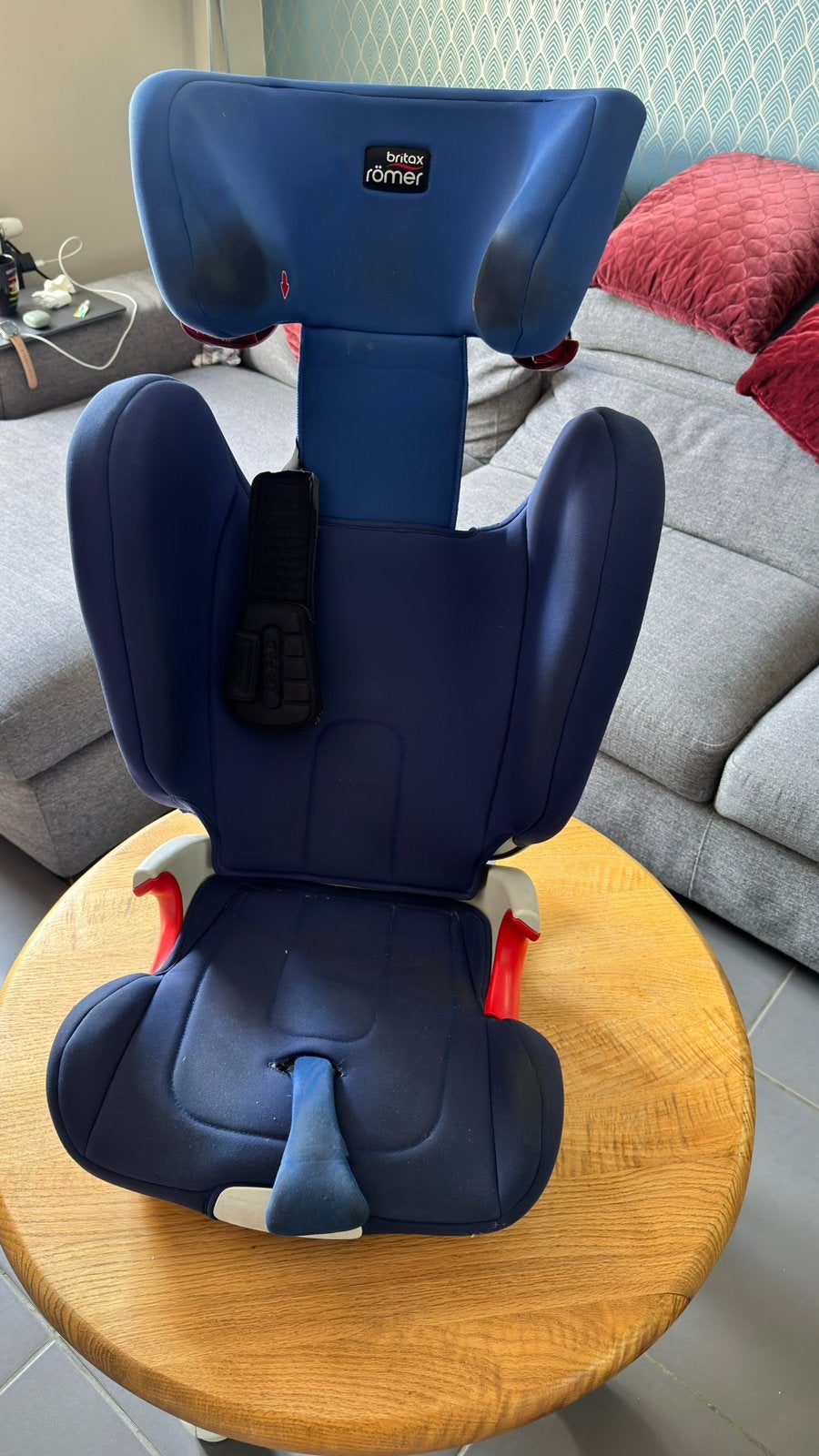 Siège auto Britax Römer isofix bleu, Enfants & Bébés, Enlèvement, Utilisé, Romer, Isofix
