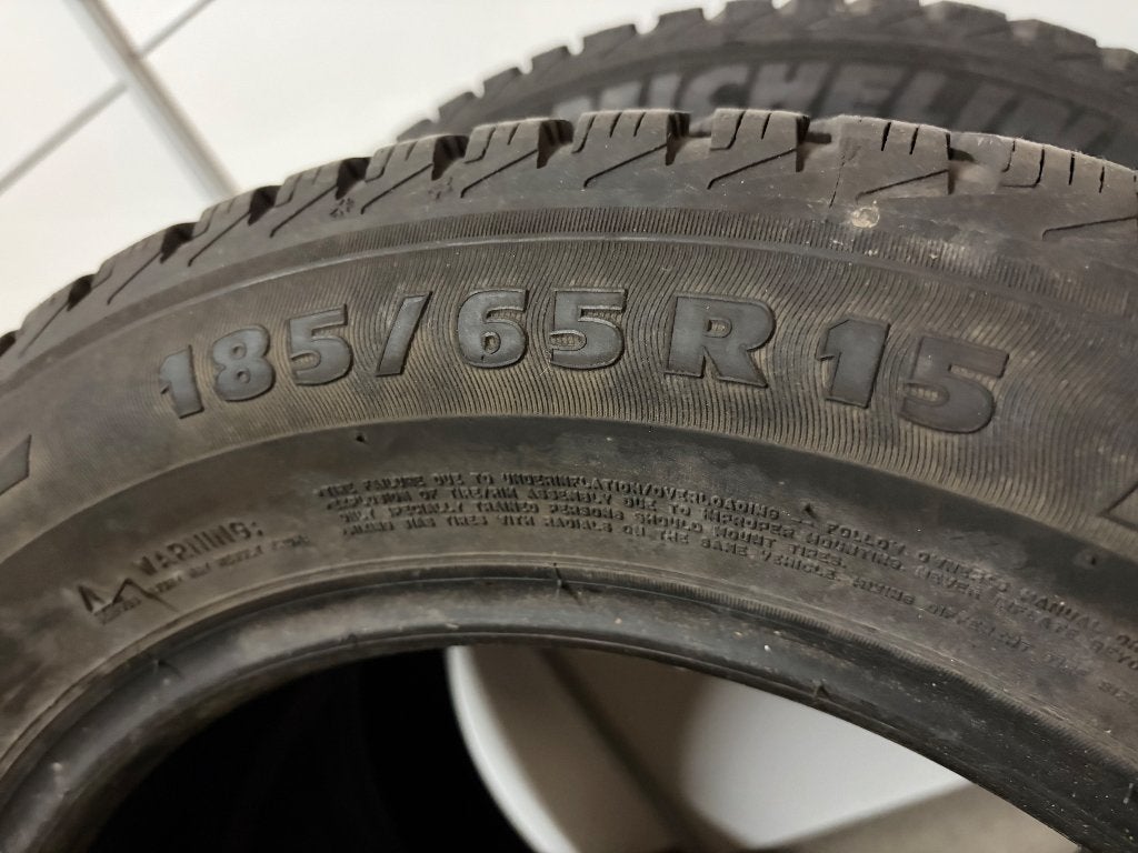 Michelin Alpin 185/65/15, Ophalen, Gebruikt, 15 inch, Band(en)